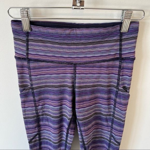 Lululemon Speed Tight IV Leggings Space Dye Twist Ultra Violet - Picture 8 of 16